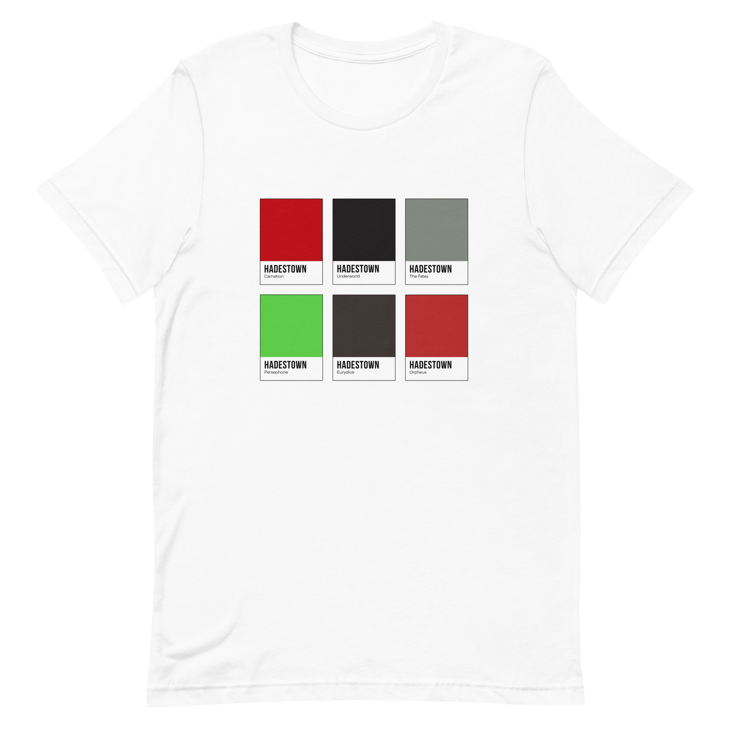 Way Down Color Chip T-shirt (SAMPLE)