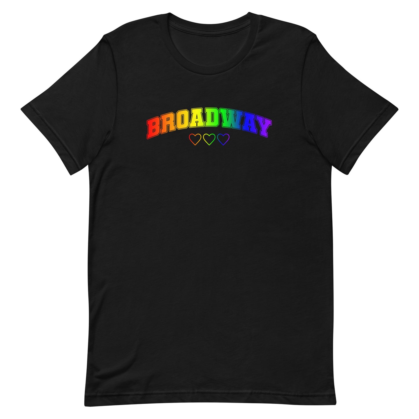 Broadway Pride Collegiate Love T-shirt