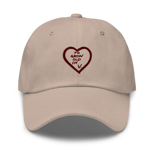 Deed Love Note Embroidered Cap