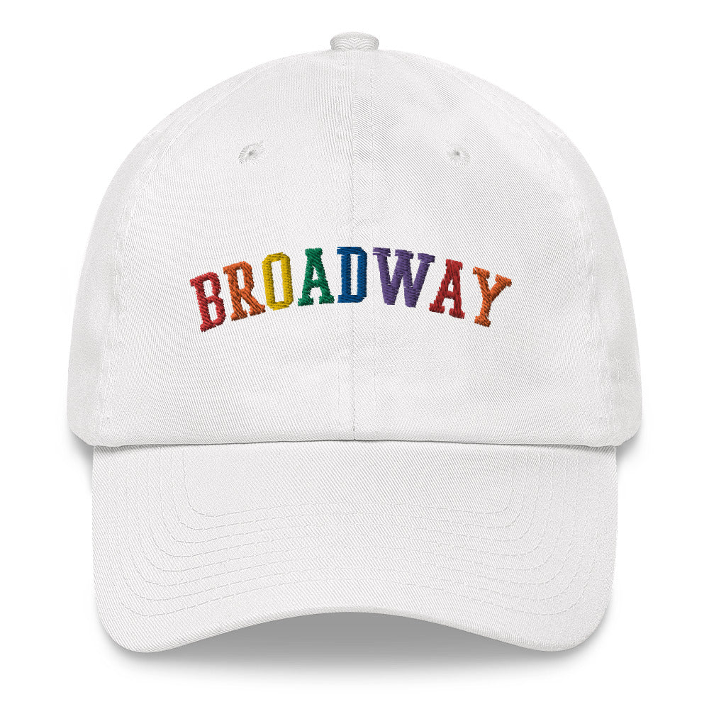 Broadway Pride Varsity Embroidered Cap