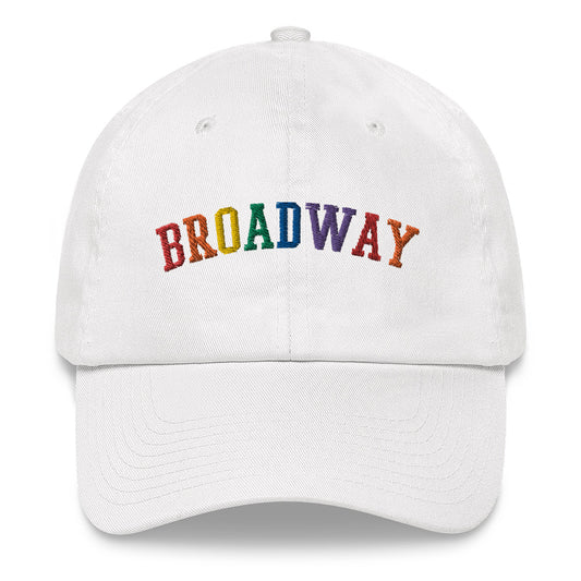 Broadway Pride Varsity Embroidered Cap