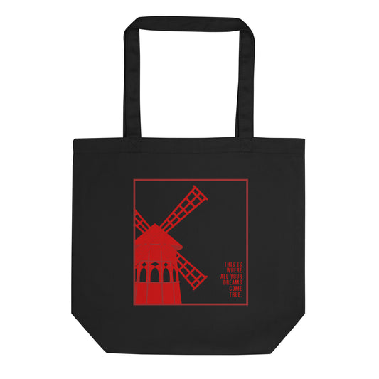 Rouge Silhouette Frame Tote Bag