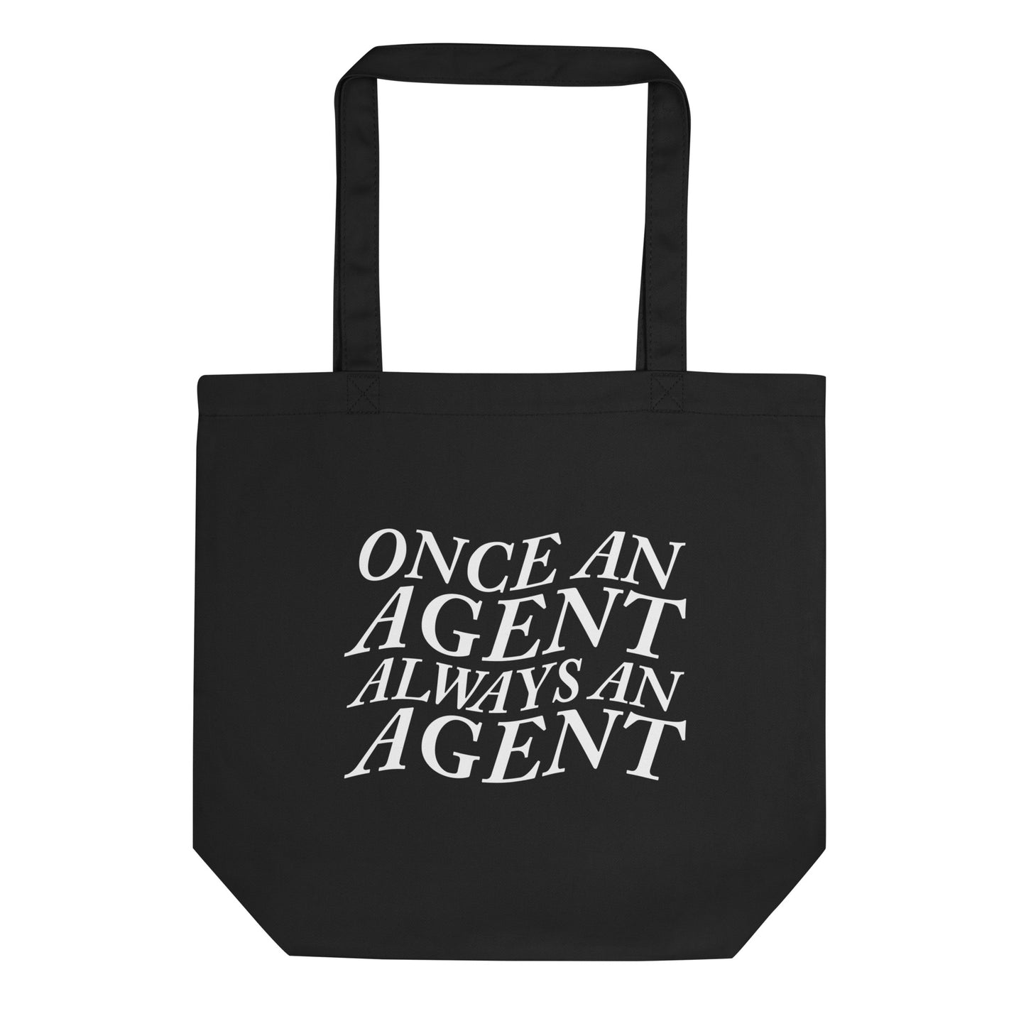 Always an Agent Word Wave Tote Bag