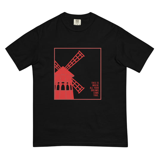 Rouge Silhouette Frame Heavyweight T-shirt