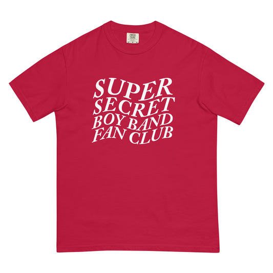 Heroes Fan Club Word Wave Heavyweight T-shirt