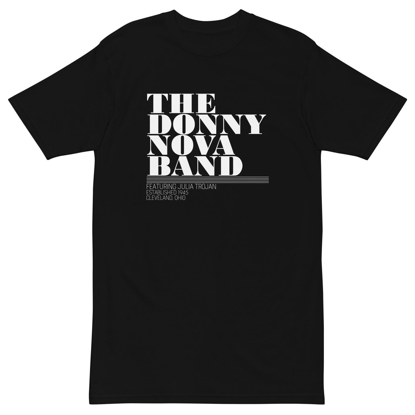Band Title Premium T-shirt (Black)