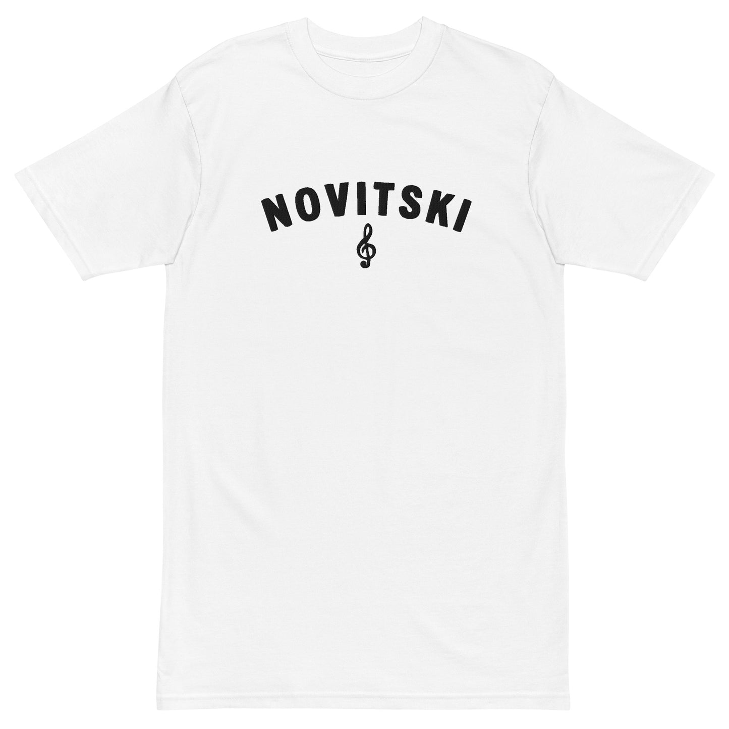 Novitski Arc Embroidered Premium T-shirt