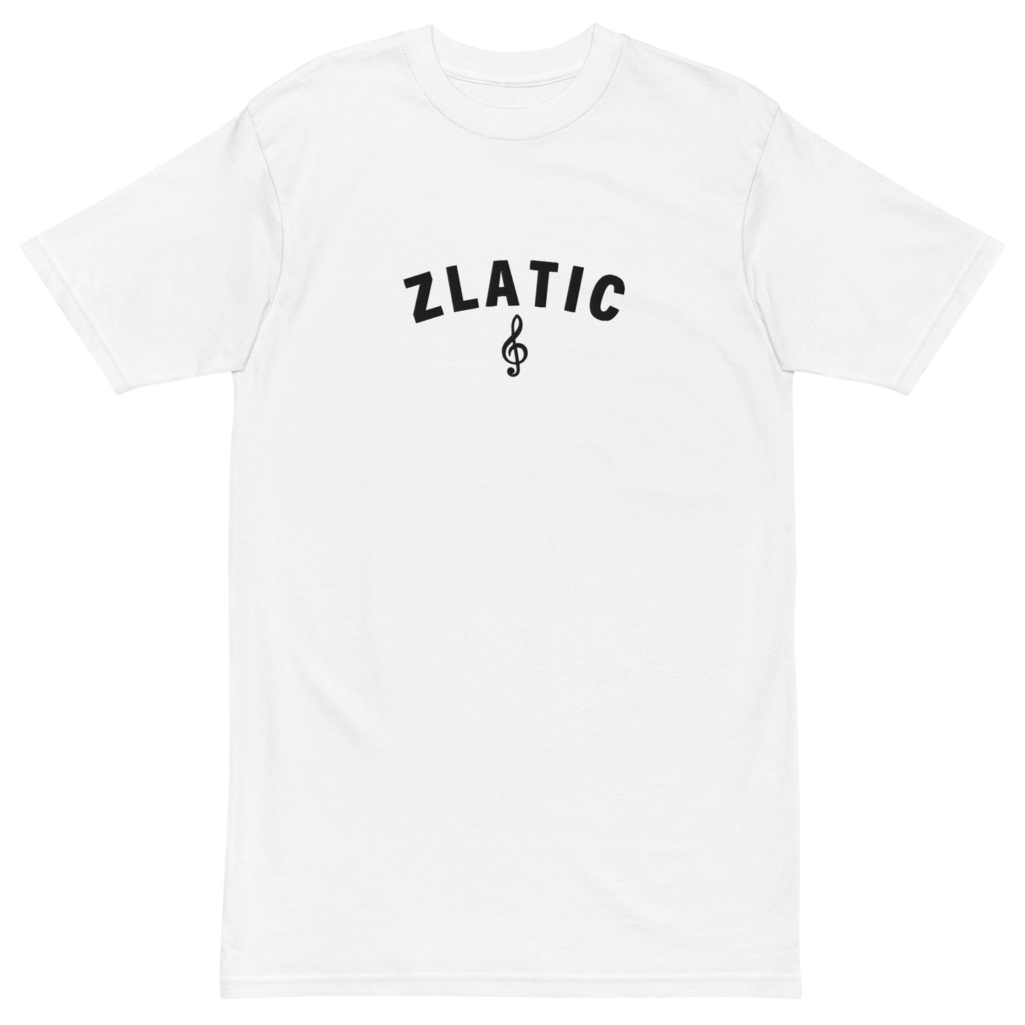 Zlatic Arc Embroidered Premium T-shirt