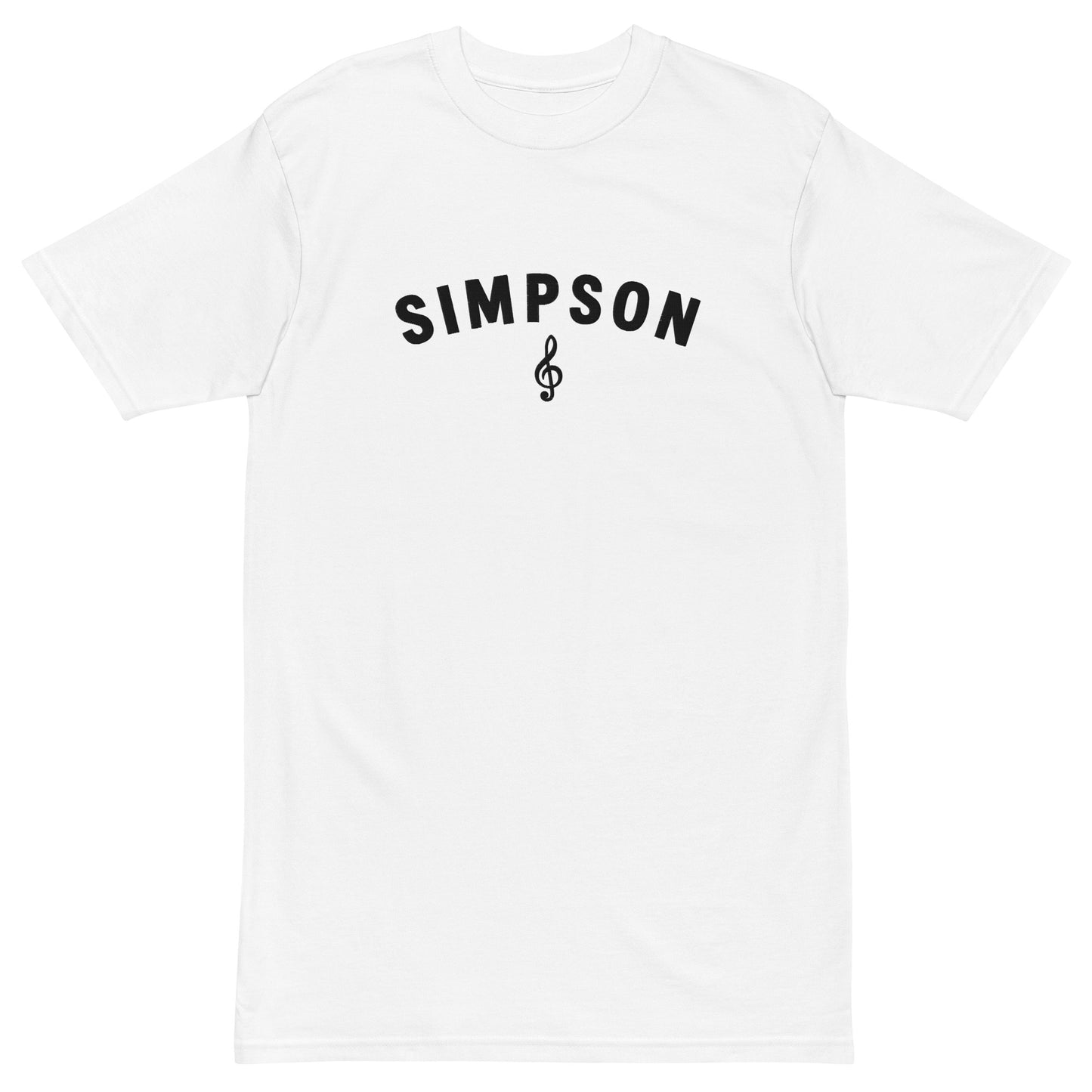 Simpson Arc Embroidered Premium T-shirt