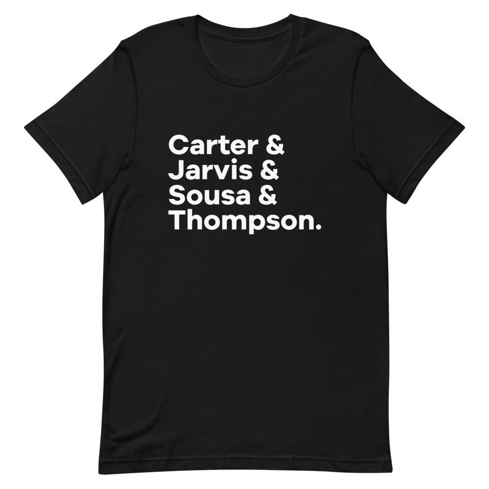 Carter and Co. Character List T-Shirt