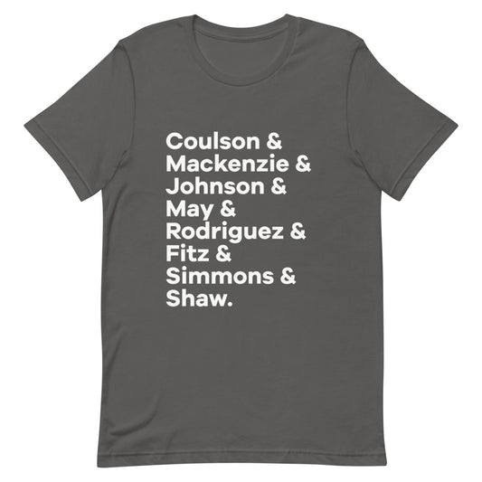 Final Agents Character List T-Shirt