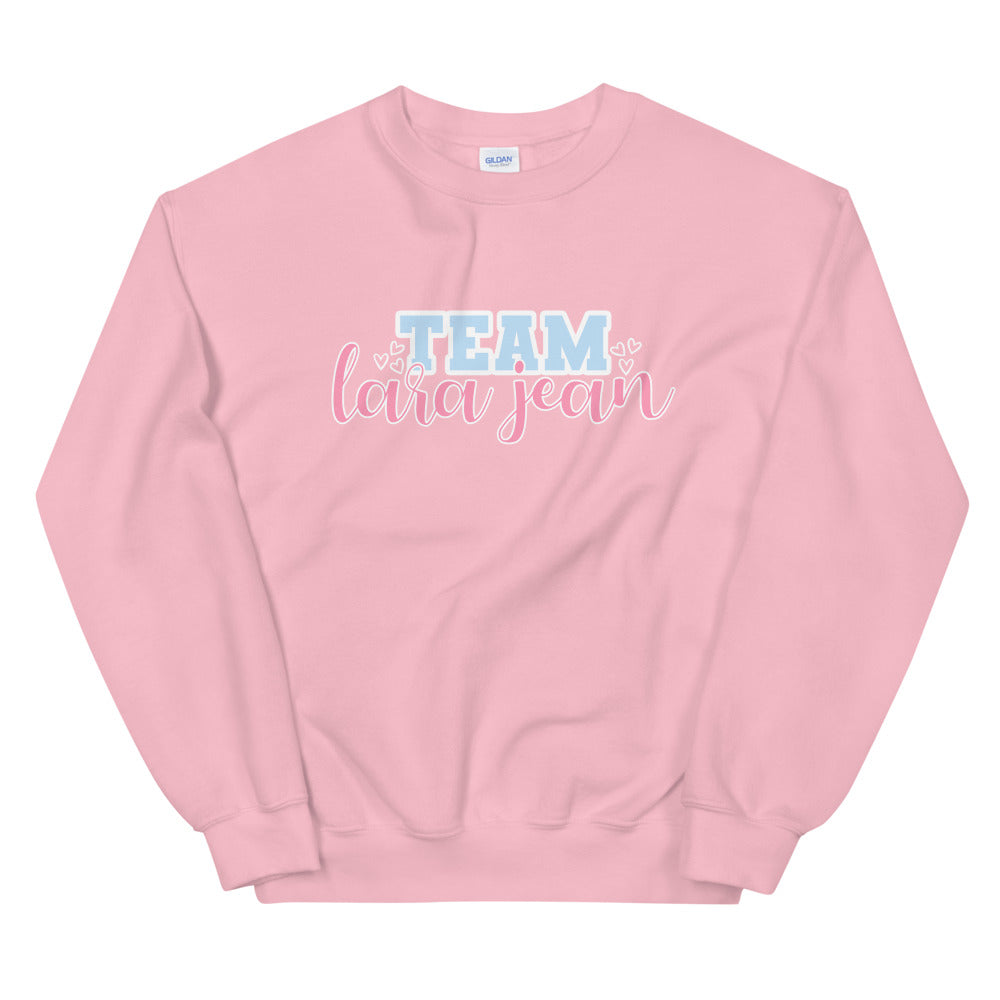 Team LJ Sweatshirt (Hair Bow Pink)