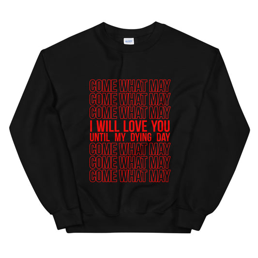 Everlasting Love Stacked Statement Sweatshirt