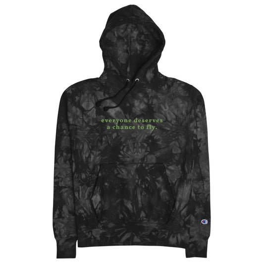 Equal Opportunity Embroidered Tie-Dye Hoodie