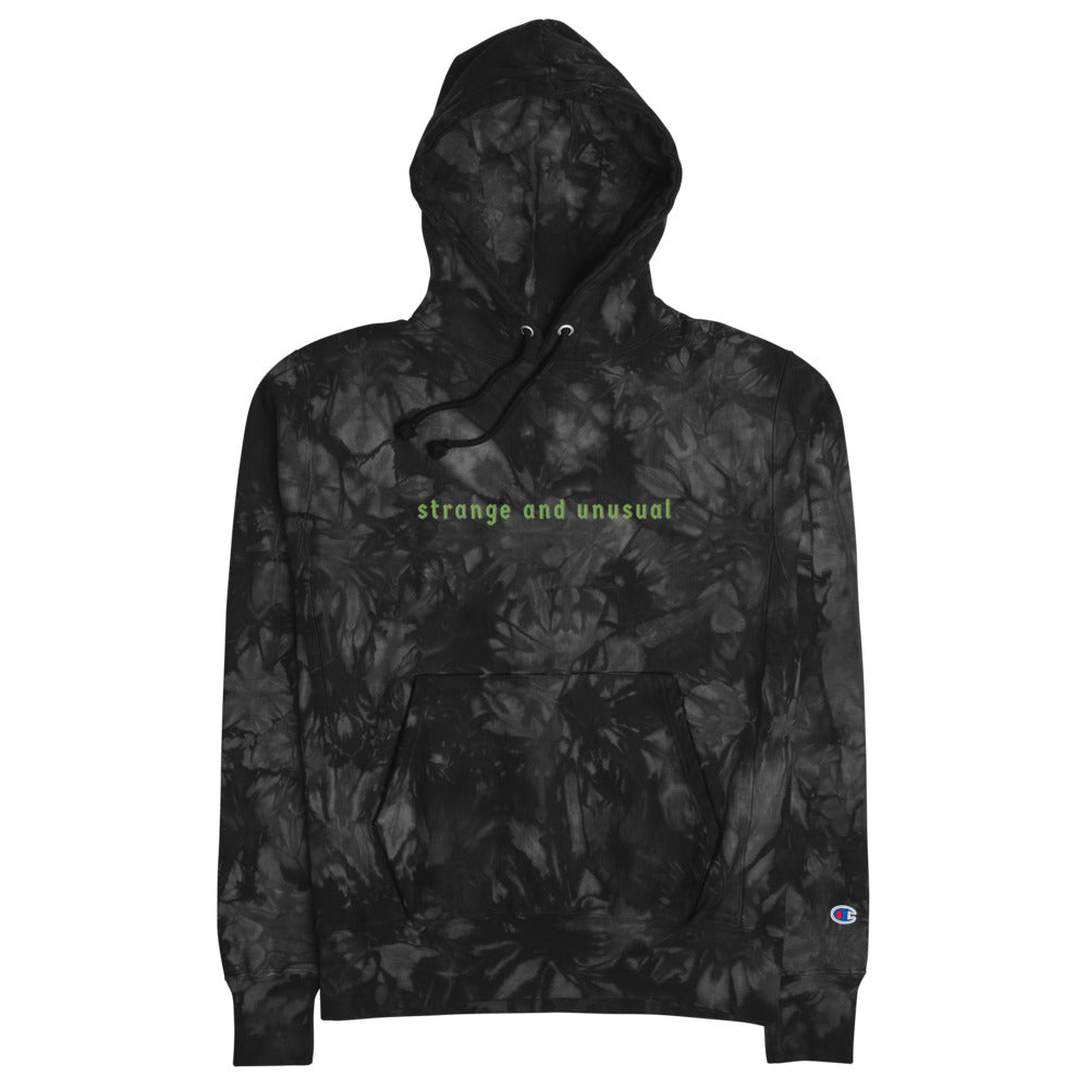 Peculiar Personality Embroidered Tie-Dye Hoodie