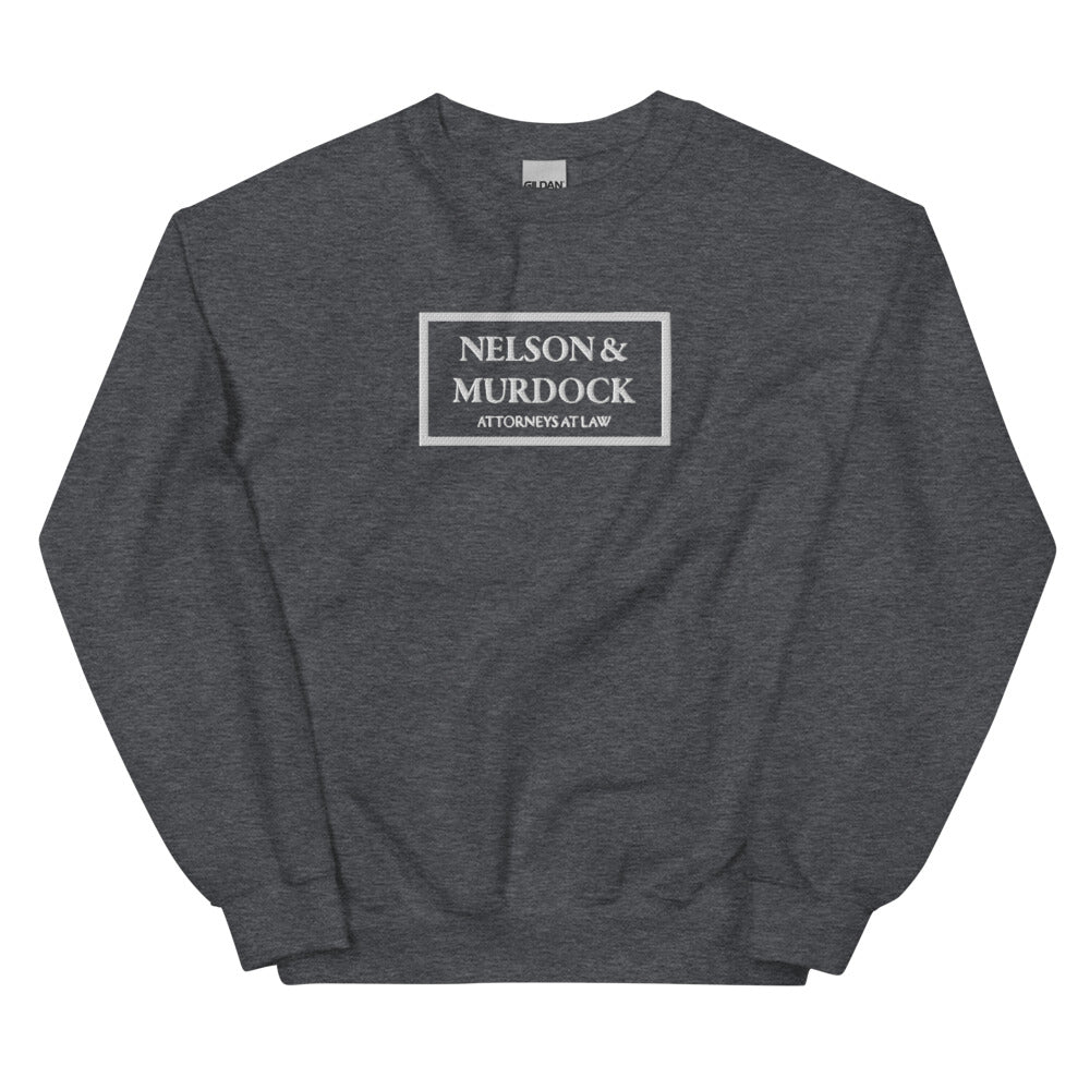 Hell's Kitchen Law Firm Embroidered Sweatshirt