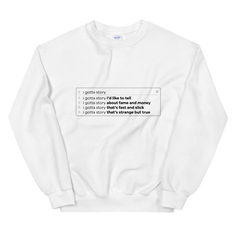 Technicolor Search Bar Sweatshirt