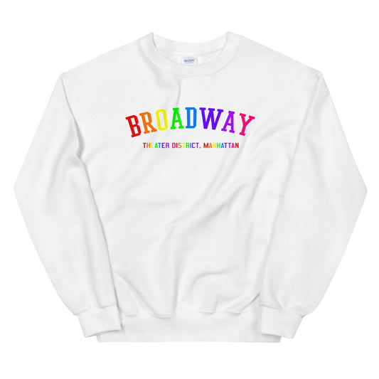 Broadway Pride Varsity Sweatshirt