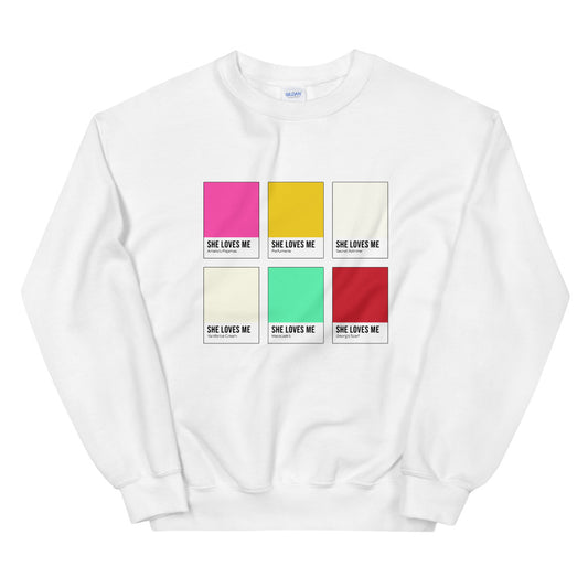 Lonely Hearts Color Chip Sweatshirt