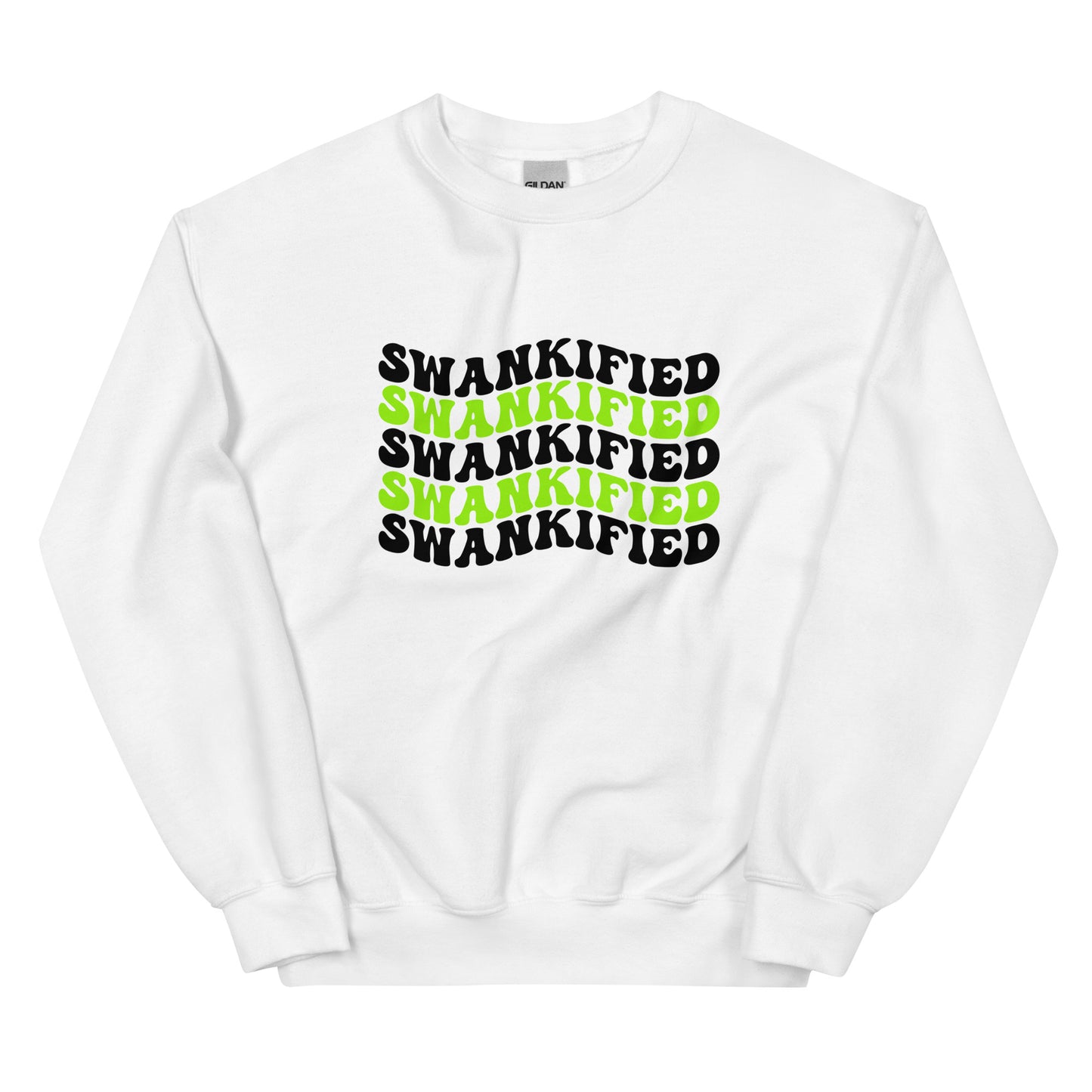 Swanky Ozian Ripple Sweatshirt (White)