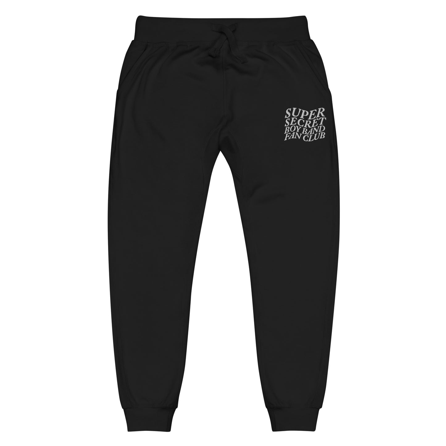 Heroes Fan Club Word Wave Embroidered Premium Sweatpants (White Stitching)