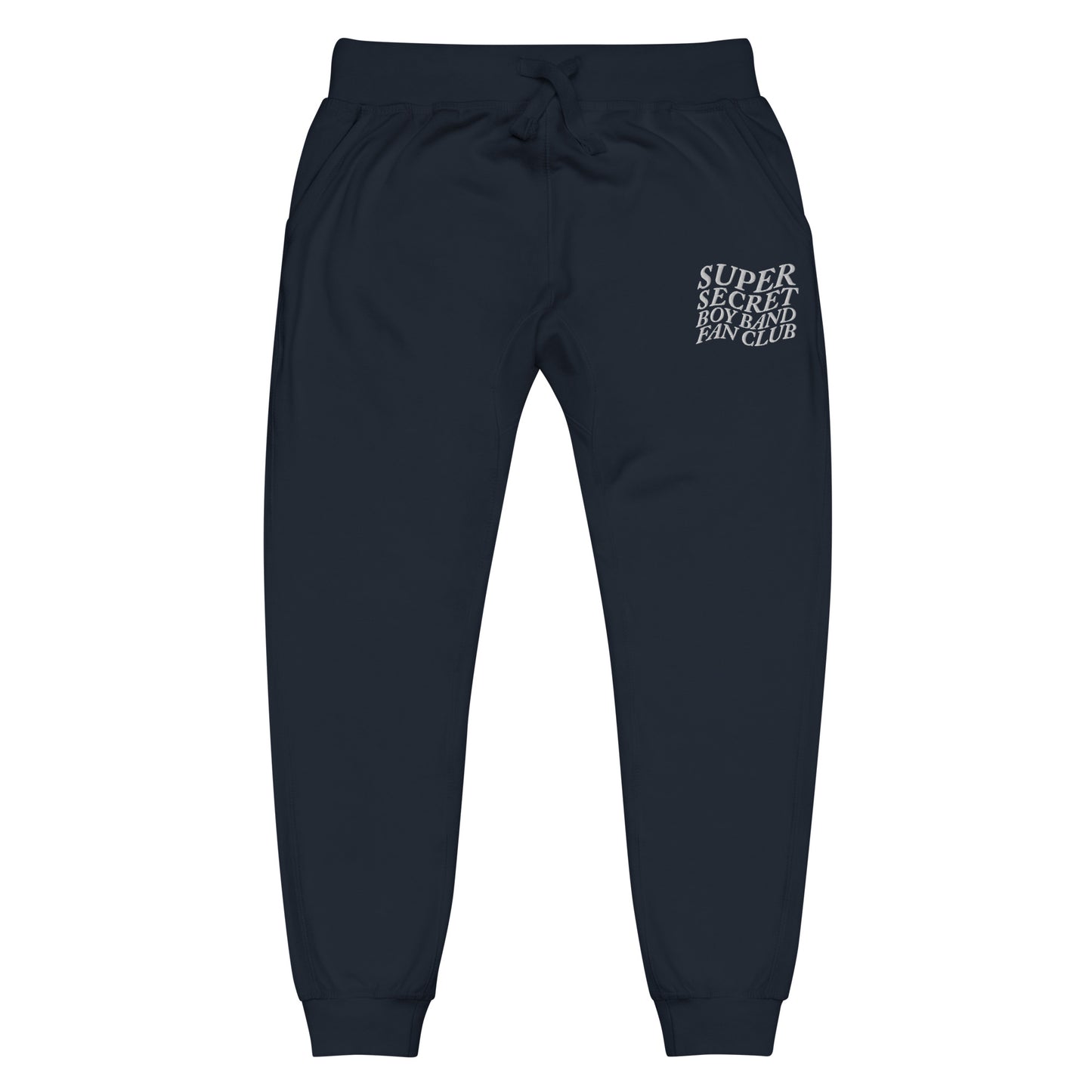 Heroes Fan Club Word Wave Embroidered Premium Sweatpants (White Stitching)