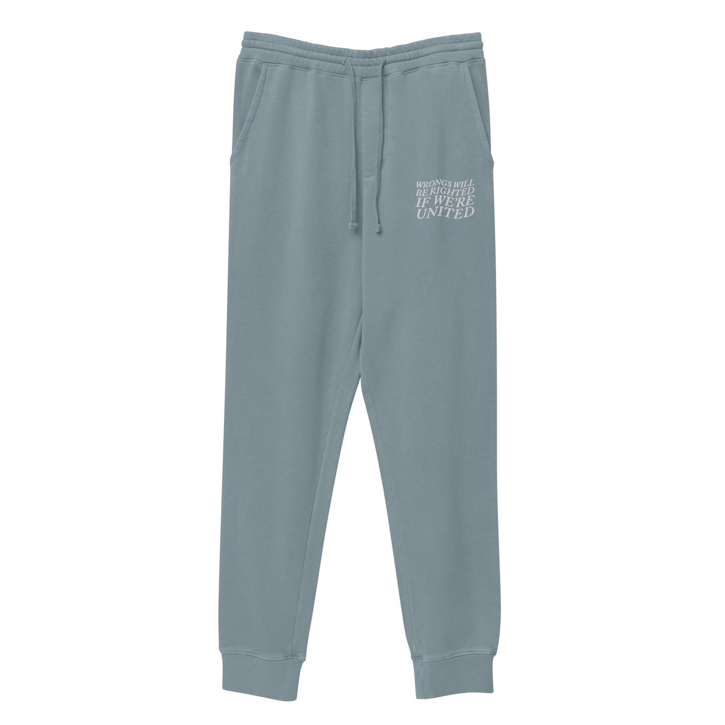 United Word Wave Embroidered Pigment-Dyed Sweatpants