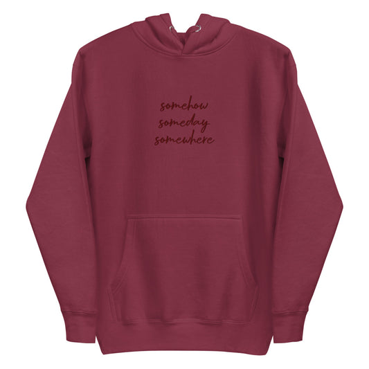 A Place For Us Embroidered Monochromatic Premium Hoodie