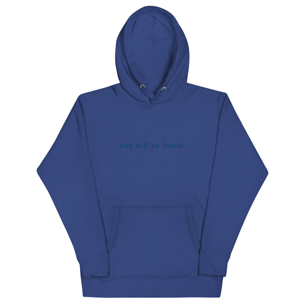 Out of the Shadows Embroidered Monochromatic Premium Hoodie