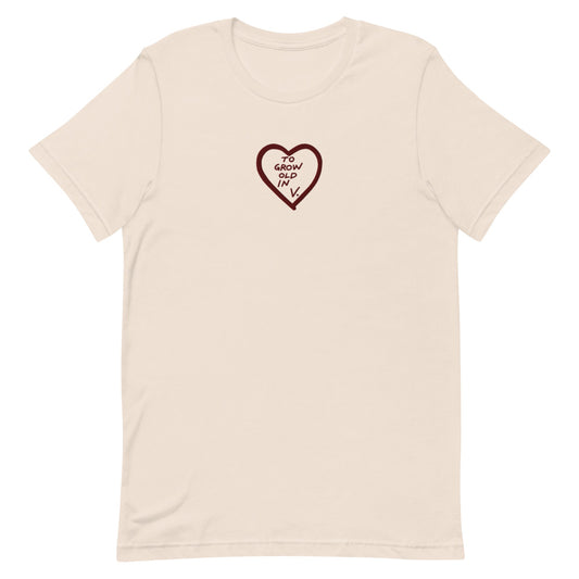 Deed Love Note Embroidered T-Shirt