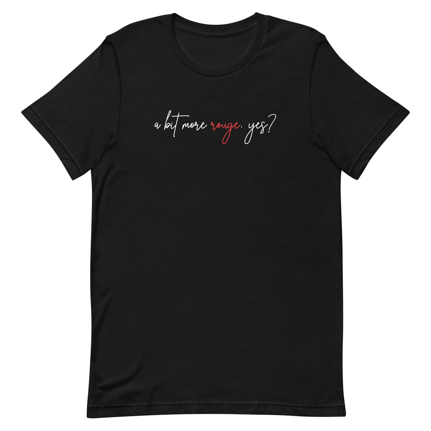 Un Peu Plus Rouge T-shirt (Black)