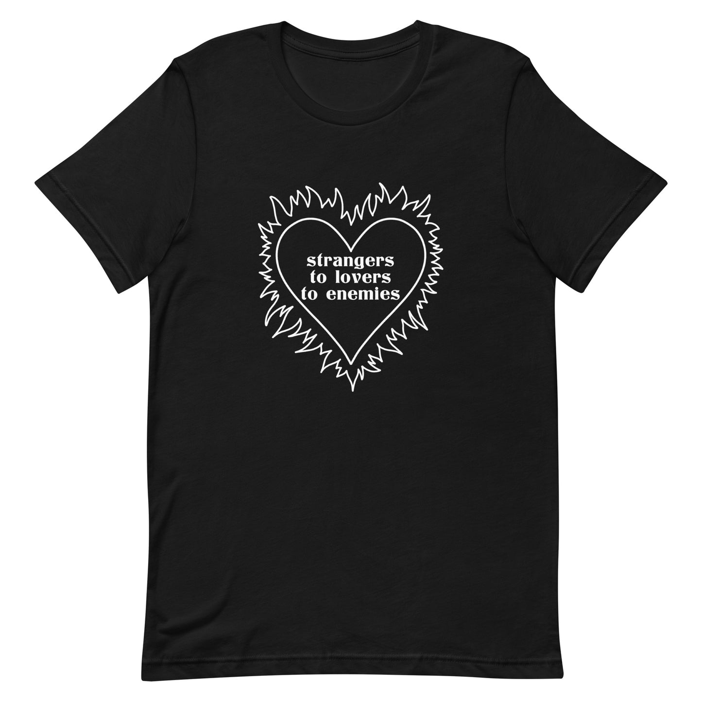 Breakup Flaming Heart T-shirt