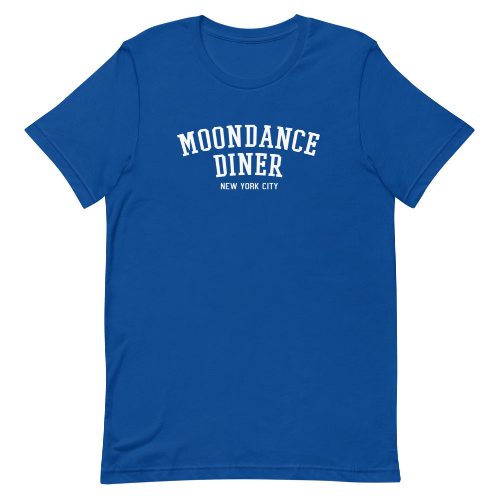 Manhattan Diner Varsity T-shirt (White Text)