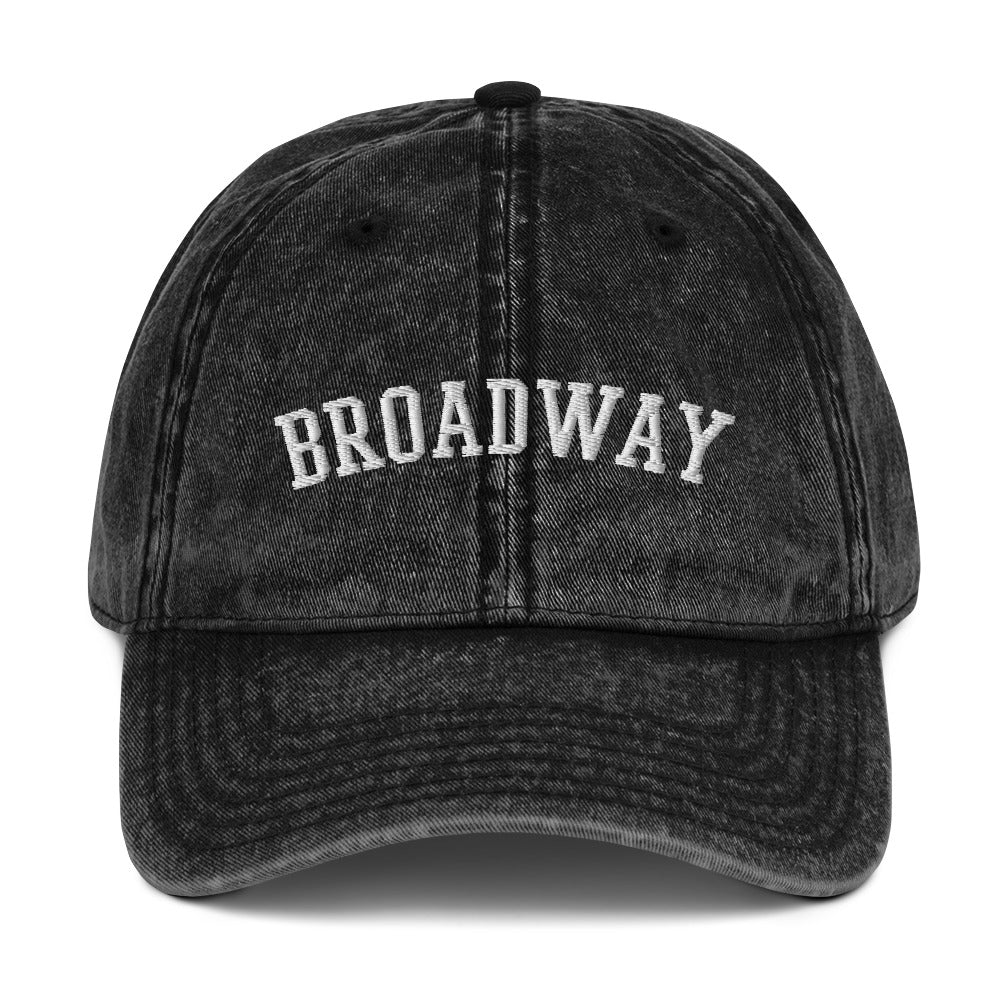Broadway Varsity Embroidered Cap